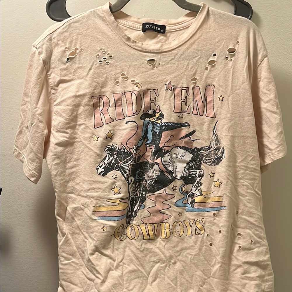 Peaches & Cream 'Ride 'Em Cowboys' Graphic Tee